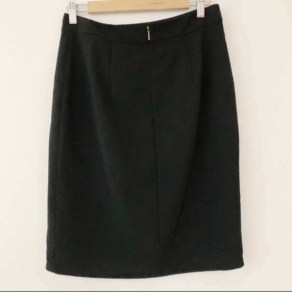 Brand New - Tahari Skirt Black Gold Buttons- sz 12 - Picture 3 of 6